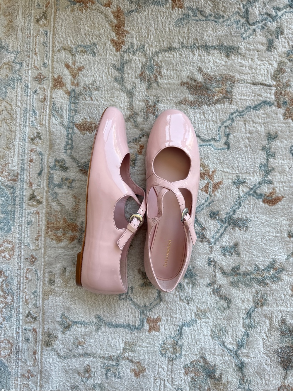 REFORMATION Salome Ballet Flats in Pink 7